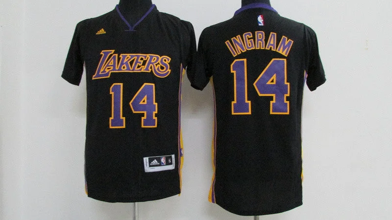 Lakers 14 Brandon Ingram Black Pride Swingman Basketball Jersey