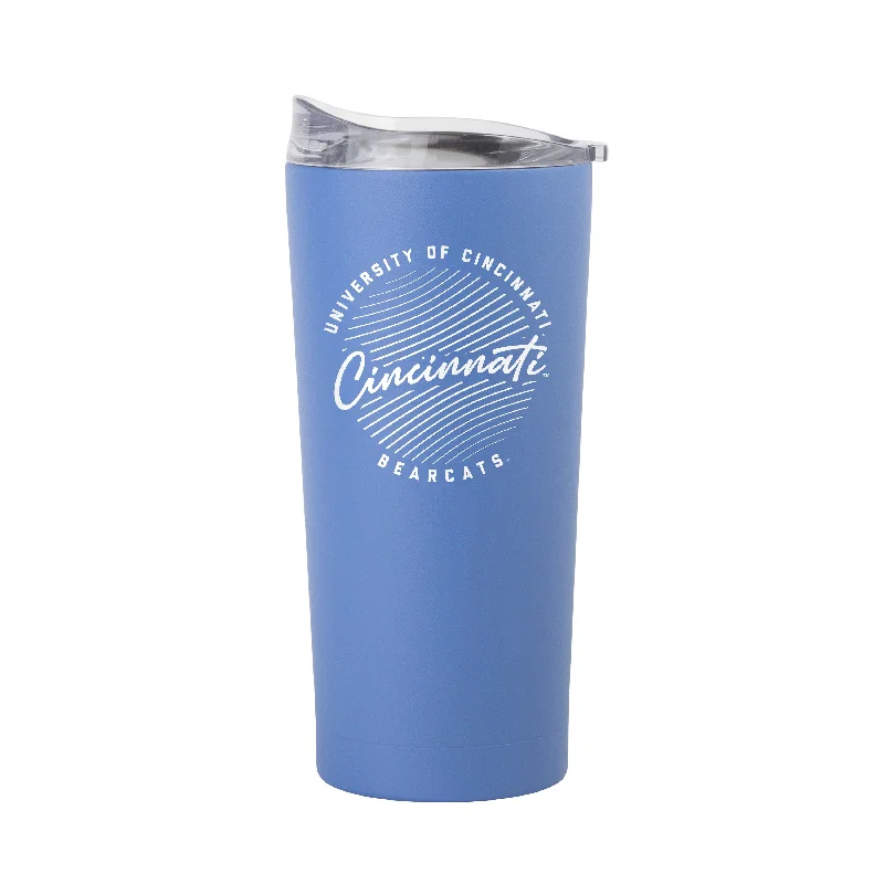 Cincinnati 20oz Retro Script Arctic Powder Coat Tumbler