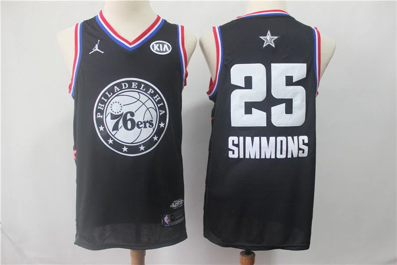 76ers 25 Ben Simmons Black 2019 All-Star Game Jordan Brand Swingman Basketball Jersey