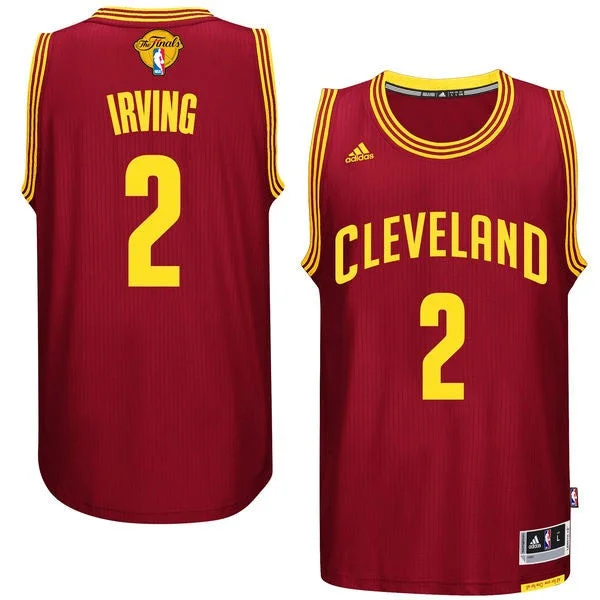 Cavaliers 2 Kyrie Irving Burgundy 2016 Finals Swingman Basketball Jersey