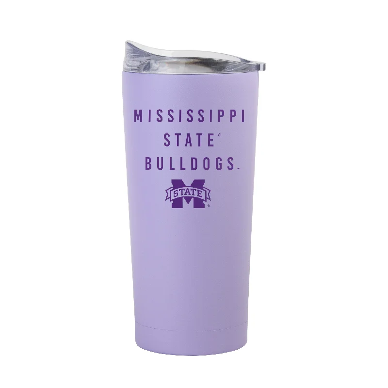 Mississippi State 20oz Tonal Lavender Powder Coat Tumbler