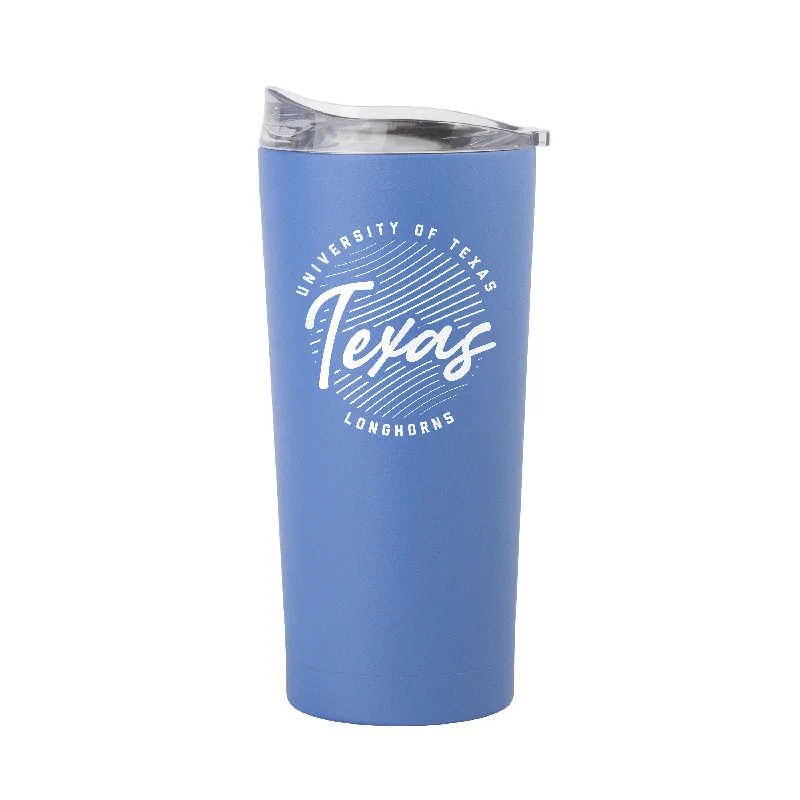 Texas 20oz Retro Script Arctic Powder Coat Tumbler