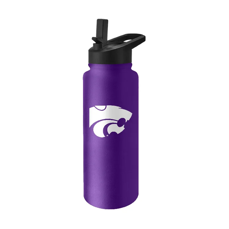 Kansas State Logo 34 oz Quencher Stainless Bottle