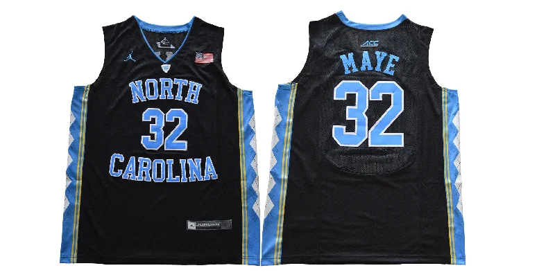 North Carolina Tar Heels 32 Luke Maye Black College Basketball Basketball Jersey