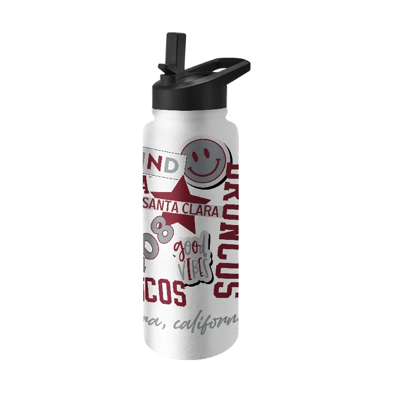 Santa Clara 34oz Native Quencher Bottle