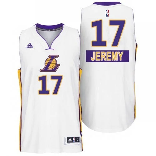 Lakers 17 Lin White 2014-15 Christmas Day Swingman Basketball Jerseys