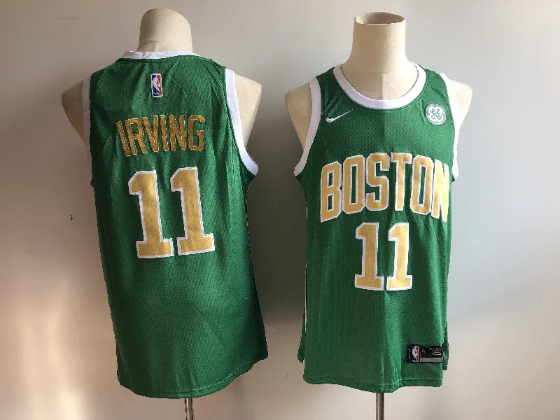 Celtics 11 Kyrie Irving Green 2018-19 Earned Edition Swingman Basketball Jersey