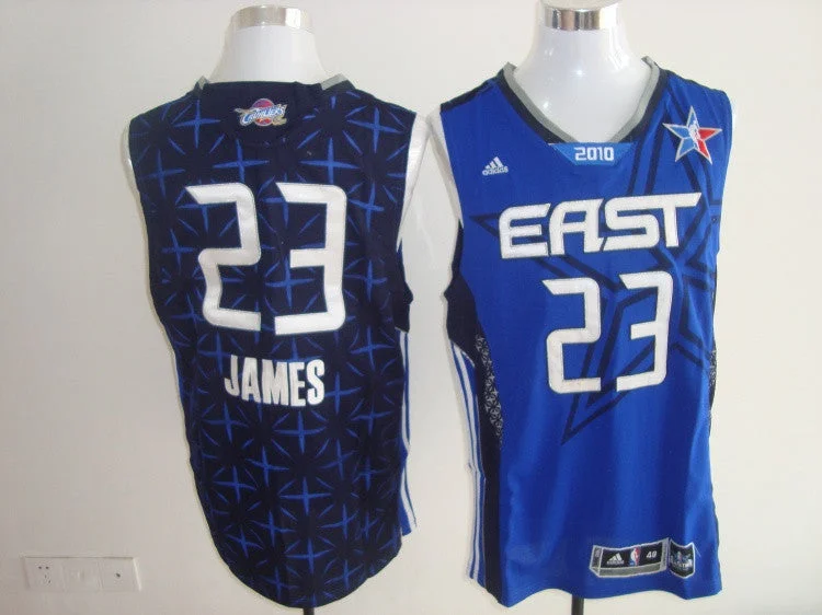 Cavaliers 23 James Blue 2010 All Star Basketball Jerseys