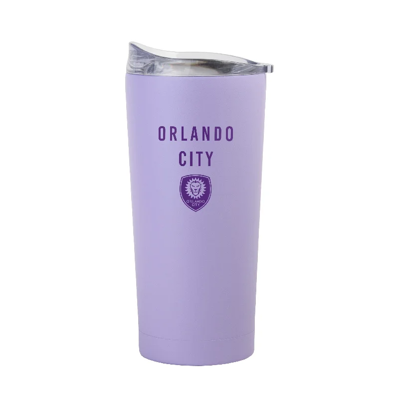 Orlando City 20oz Tonal Lavender Powder Coat Tumbler