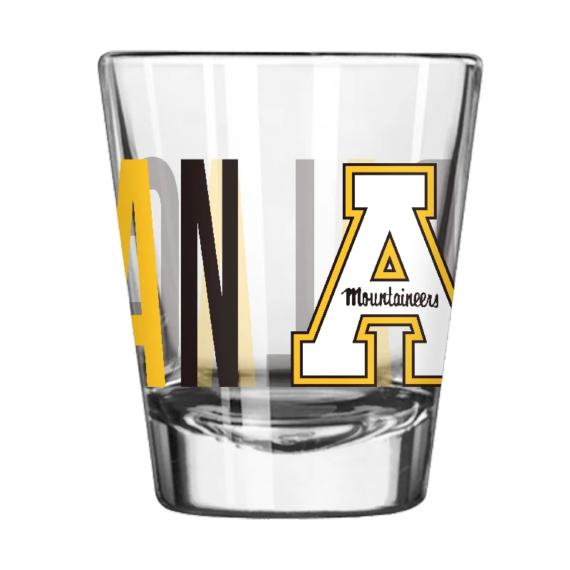 Appalachian State 2oz Overtime Shot Glass