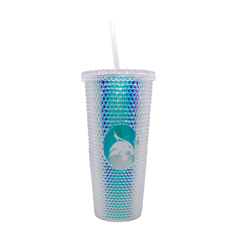 Texas State 24oz Iridescent Studded Tumbler