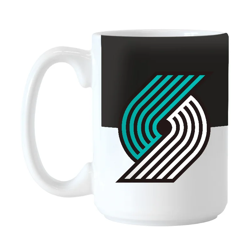 Portland Trail Blazers PDX 15oz Colorblock Sublimated Mug