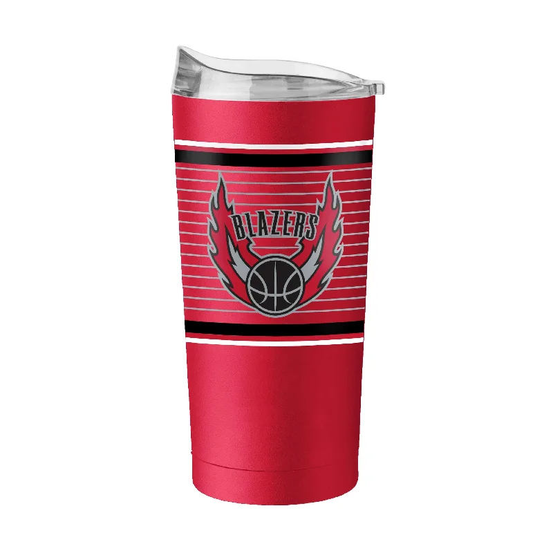 Portland Trail Blazers 20oz Retro Stripe Powder Coat Tumbler