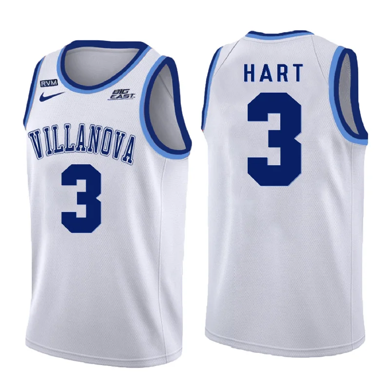 Villanova Wildcats 3 Josh Hart White College Basketball Basketball Jersey