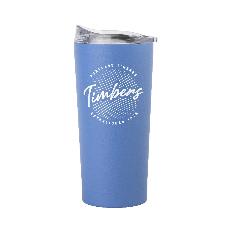 Portland Timbers 20oz Retro Script Arctic Powder Coat Tumbler