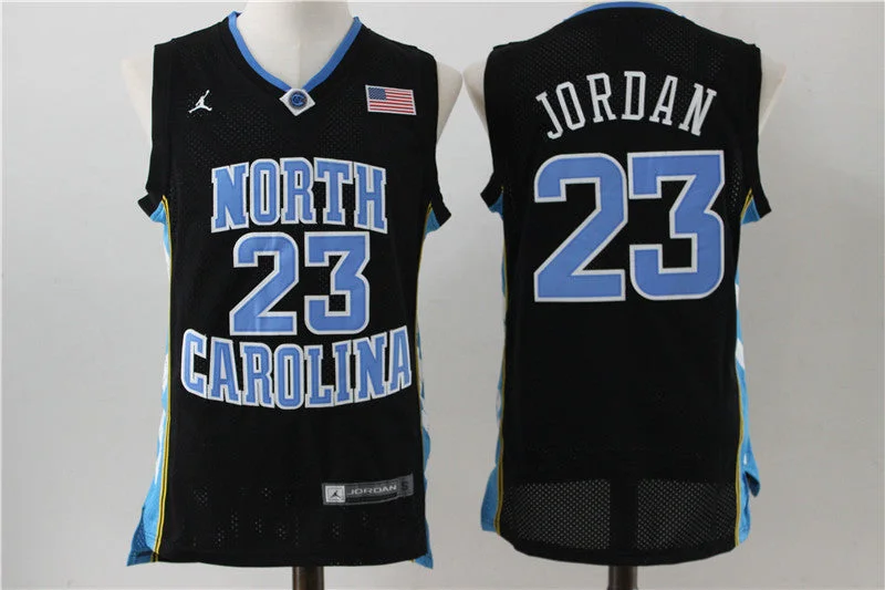 North Carolina 23 Michael Jordan Black College Basketball Jersey