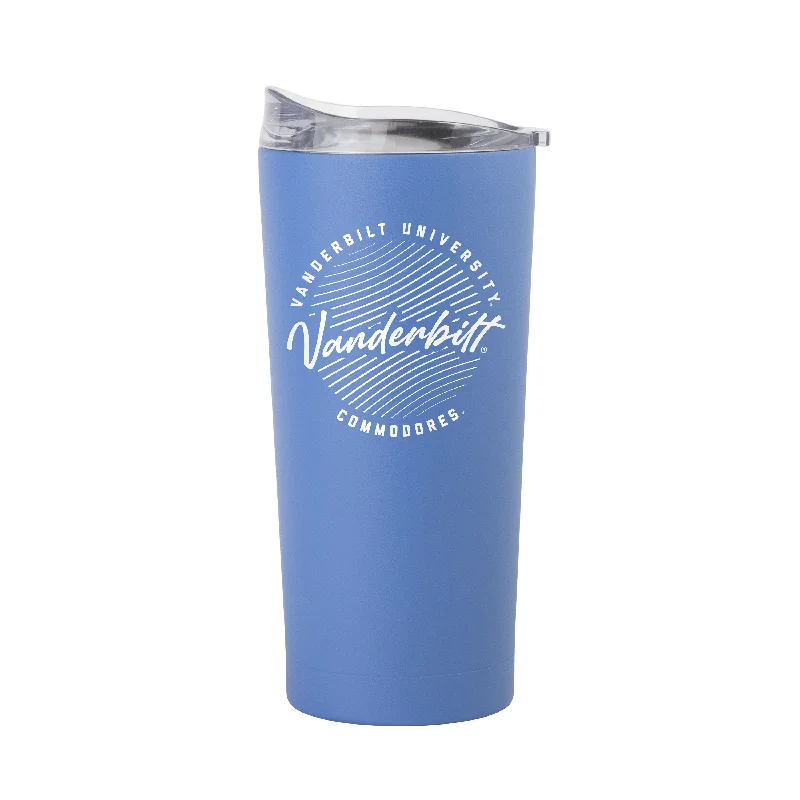 Vanderbilt 20oz Retro Script Arctic Powder Coat Tumbler