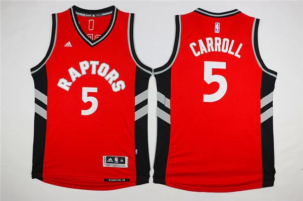 Raptors 5 DeMarre Carroll Red Swingman Basketball Jersey