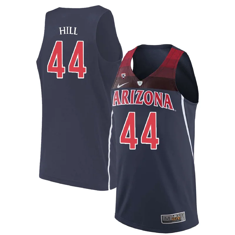 Arizona Wildcats 44 Solomon Hill Navy College Basketball Basketball Jersey