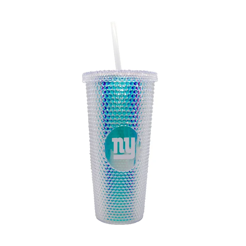 New York Giants 24oz Iridescent Studded Tumbler