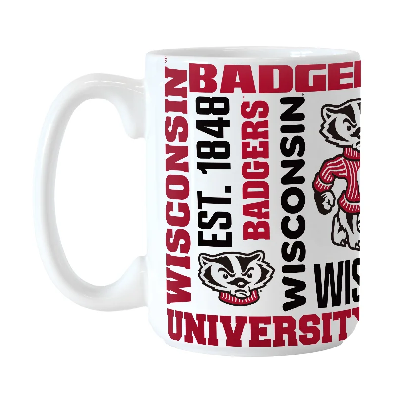 Wisconsin 15oz Spirit Sublimated Mug