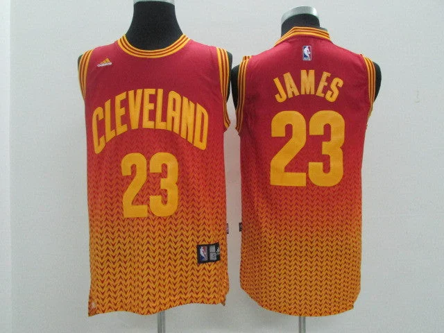 Cavaliers 23 James Red Resonate Fashion Basketball Jerseys