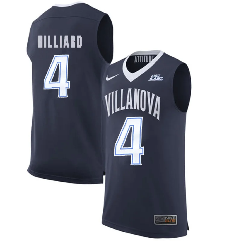 Villanova Wildcats 4 Darrun Hilliard Navy College Basketball Elite Basketball Jersey