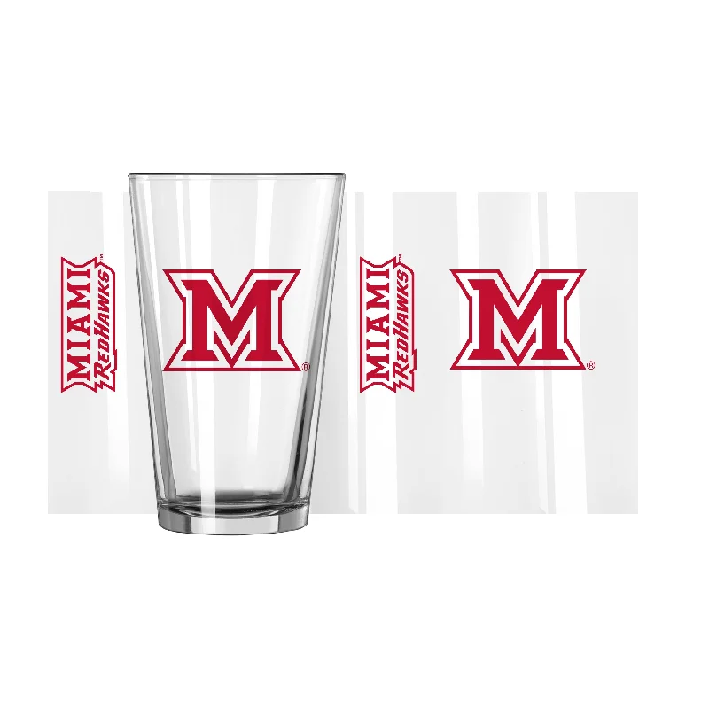 Miami Ohio 16oz Gameday Pint Glass