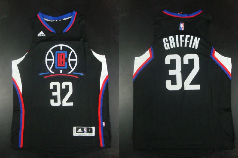 Clippers 32 Blake Griffin Black Hot Printed Basketball Jersey