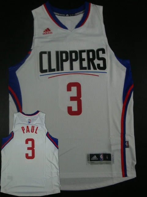 Clippers 3 Chris Paul White 2015 New Rev 30 Basketball Jersey(hot printed)