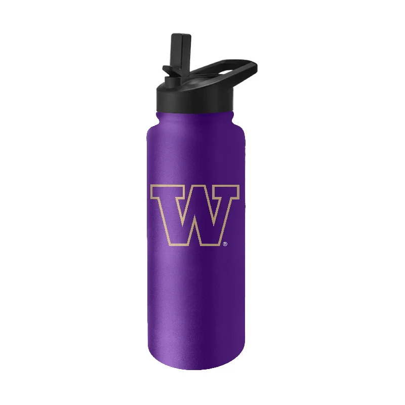 Washington 34oz Logo Quencher Bottle