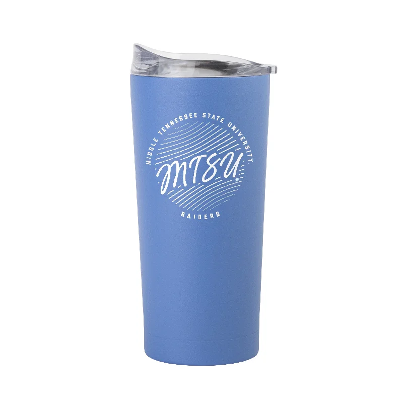 MTSU 20oz Retro Script Arctic Powder Coat Tumbler