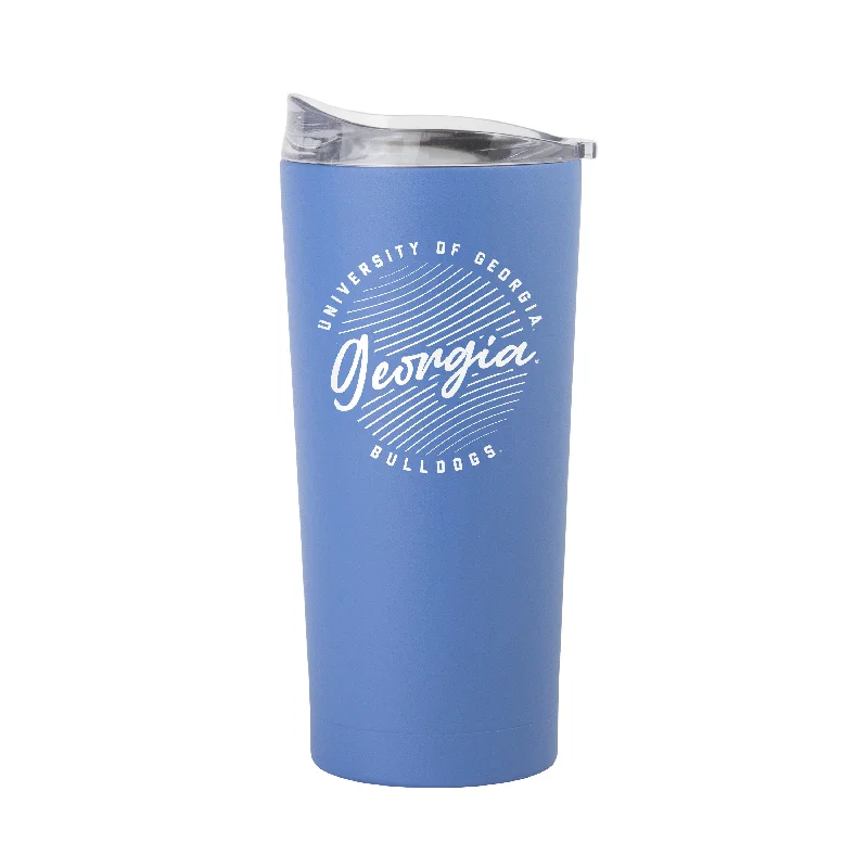 Georgia 20oz Retro Script Arctic Powder Coat Tumbler