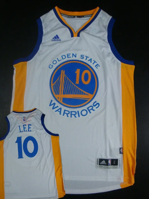 Warriors 10 Lee Blue New Revolution 30 Basketball Jersey