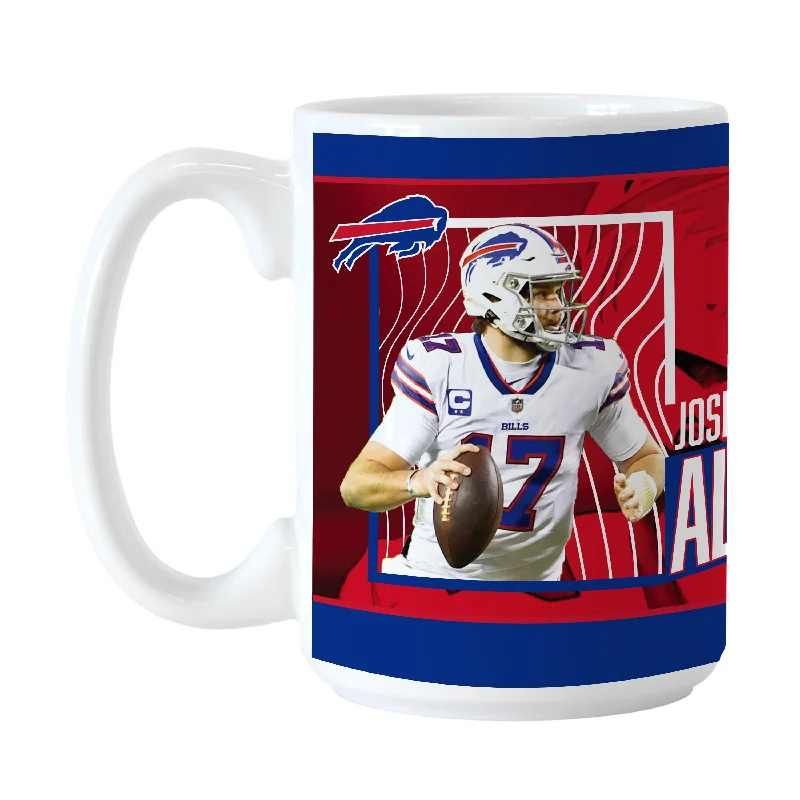 Buffalo Bills Josh Allen Image 15oz Sublimated Mug