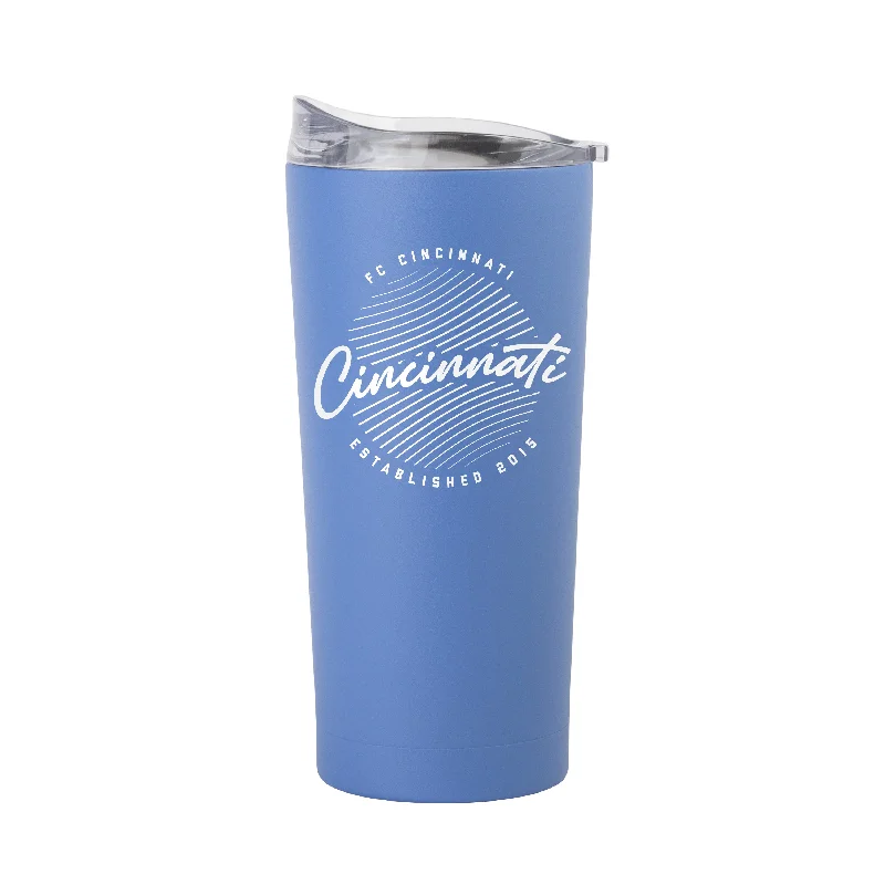 FC Cincinnati 20oz Retro Script Arctic Powder Coat Tumbler