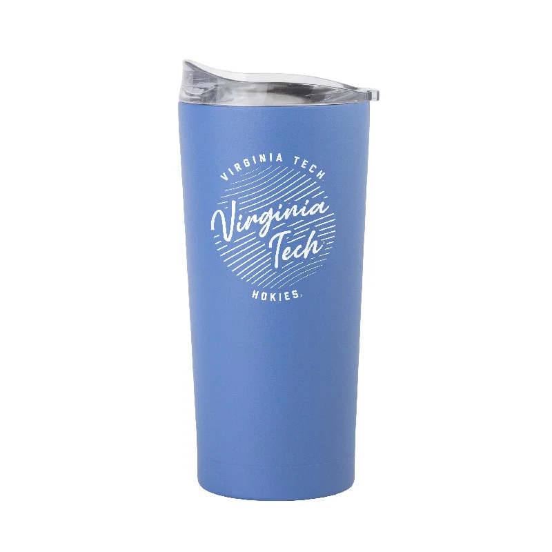 Virginia Tech 20oz Retro Script Arctic Powder Coat Tumbler