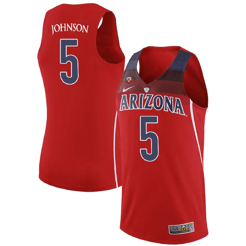 Arizona Wildcats 5 Stanley Johnson Red College Basketball Basketball Jersey