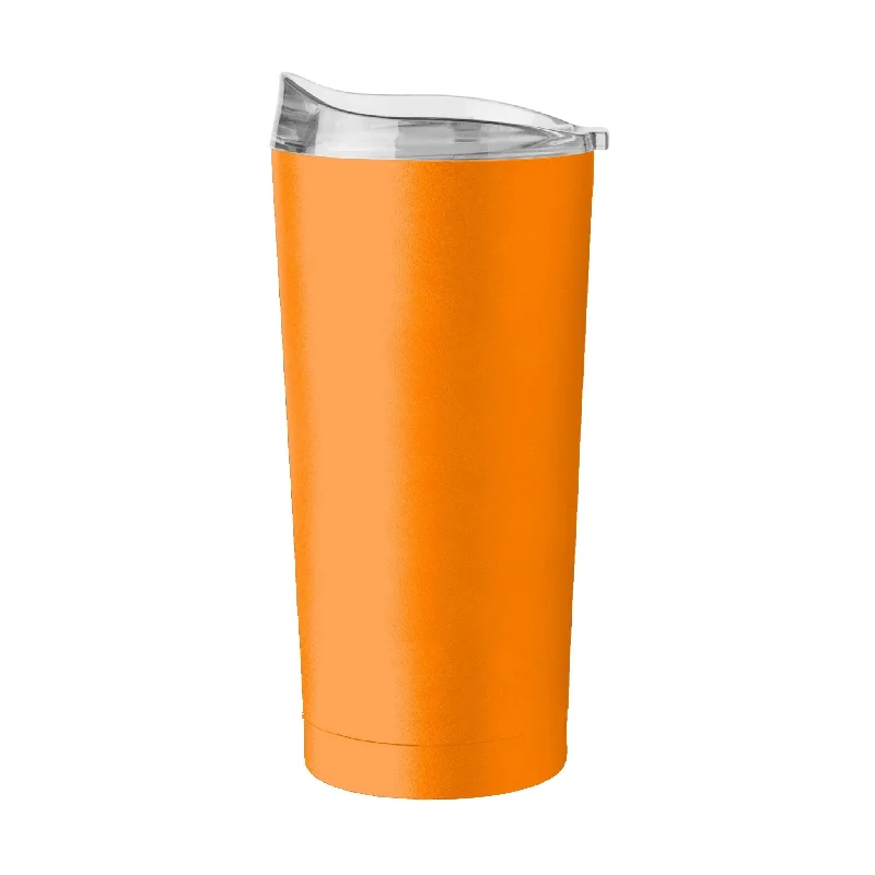 Plain Tangerine 20oz Powder Coat Tumbler