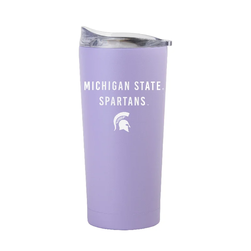 Michigan State 20oz Tonal Lavender Powder Coat Tumbler