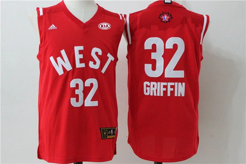 Clippers 32 Blake Griffin Red 2016 All Star West Basketball Jersey