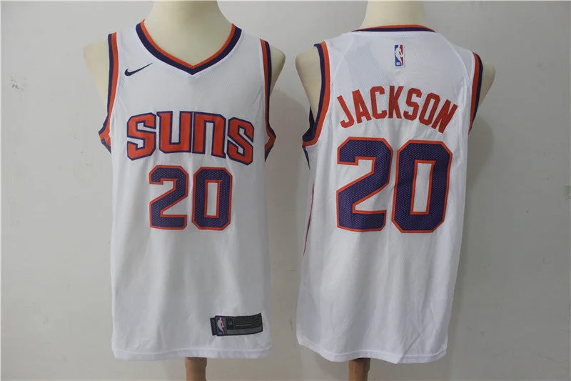 Suns 20 Josh Jackson White Swingman Basketball Jersey(Without The Sponsor Logo)