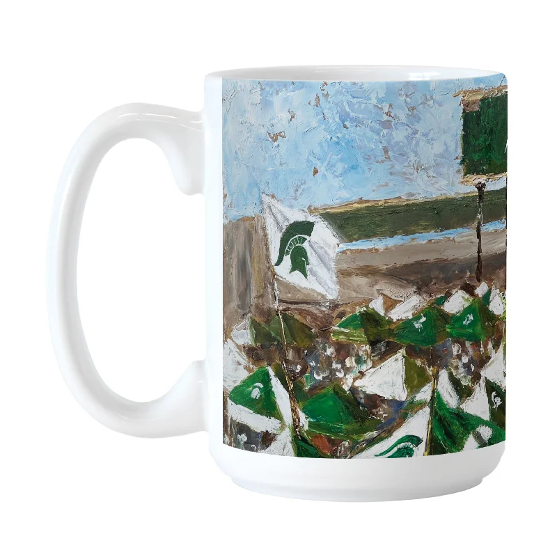 Michigan State 15oz Collector Sublimated Mug