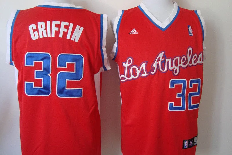 Clippers 32 Griffin Red Revolution 30 Basketball Jerseys