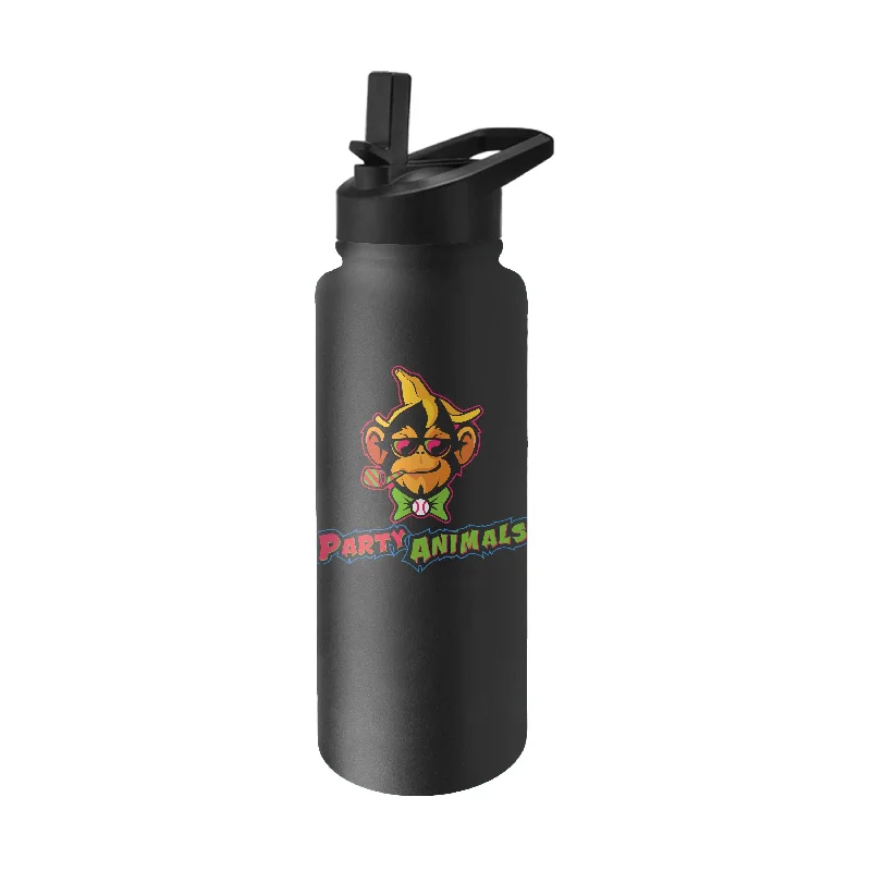 Savannah Party Animals 34oz Logo Quencher Bottle