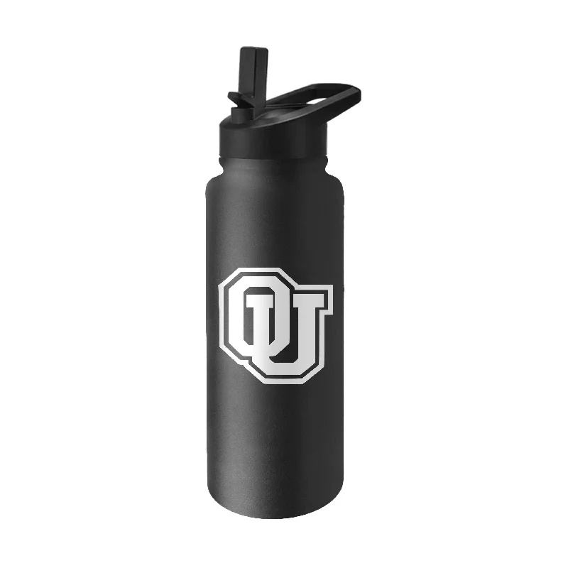 Ohio Bobcats 34oz Black Quencher Flip Top Water Bottle