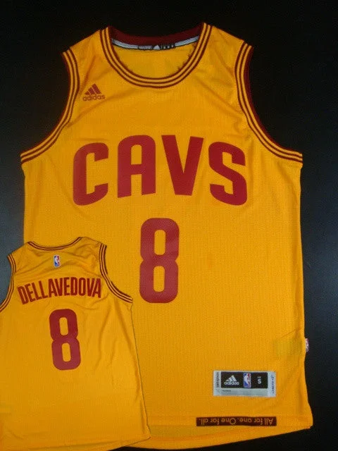 Cavaliers 8 Dellavedova Yellow 2014-15 Hot Printed New Rev 30 Basketball Jersey