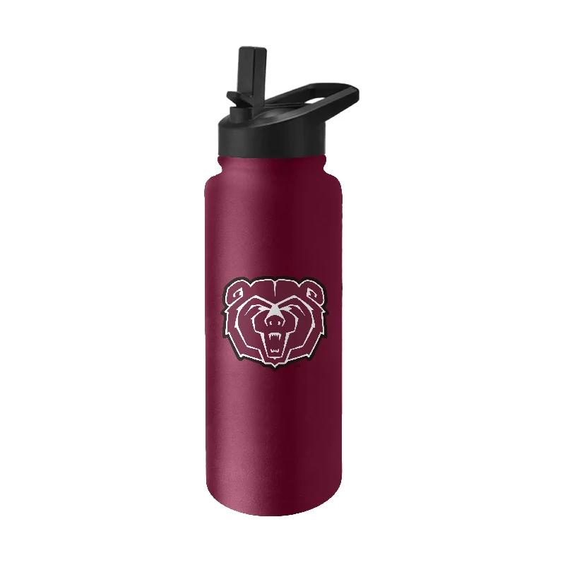 Missouri State Quencher Logo Flip Top Water Bottle