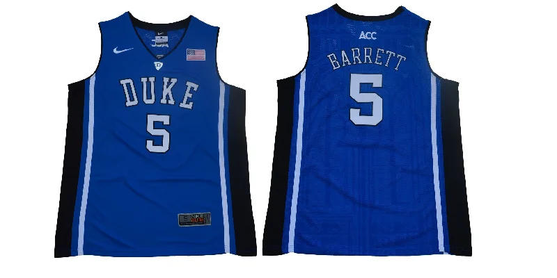 Duke Blue Devils 5 RJ  Blue Elite College Basketball Basketball Jersey