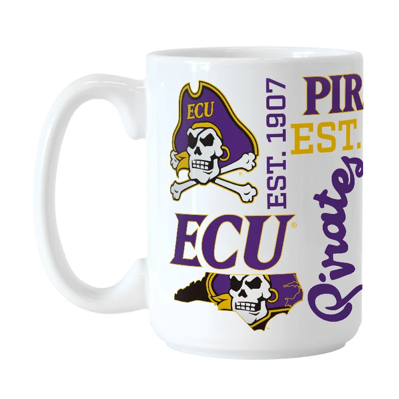 East Carolina 15oz Spirit Sublimated Mug